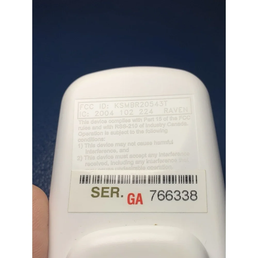 Sleep Number FlexFit Remote Control KSMBR20543T Select Comfort